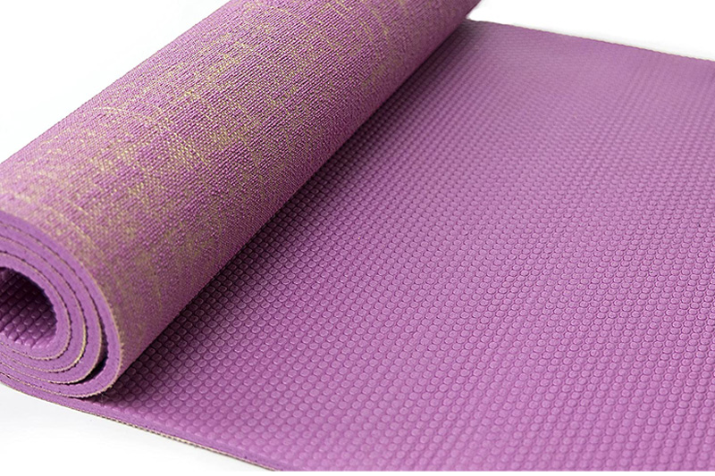 Natuurlijke organische jute pvc yogamat