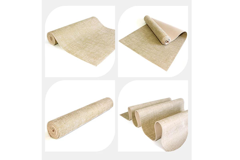 Natuurlijke jute PVC yogamat