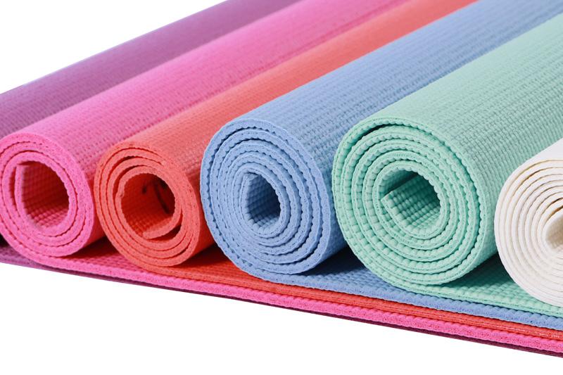 PVC yogamat geschikt voor beginners