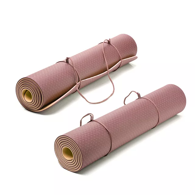 Dubbele kleur TPE yogamat